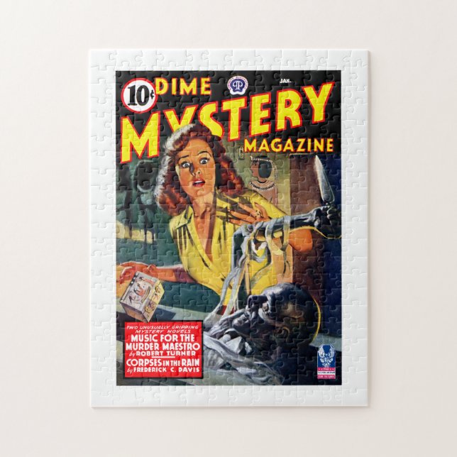 Quebra-cabeça Revista Dime Mystery (Jan. 1943) (Vertical)