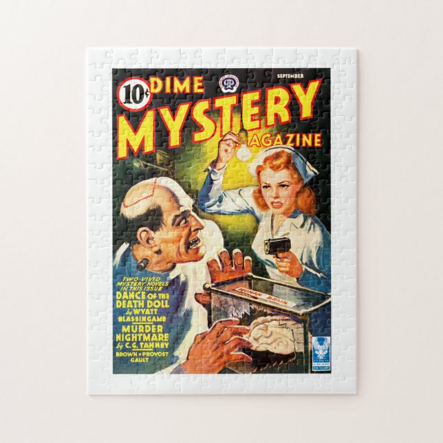 Quebra-cabeça Revista Dime Mystery (Set, 1942) (Vertical)