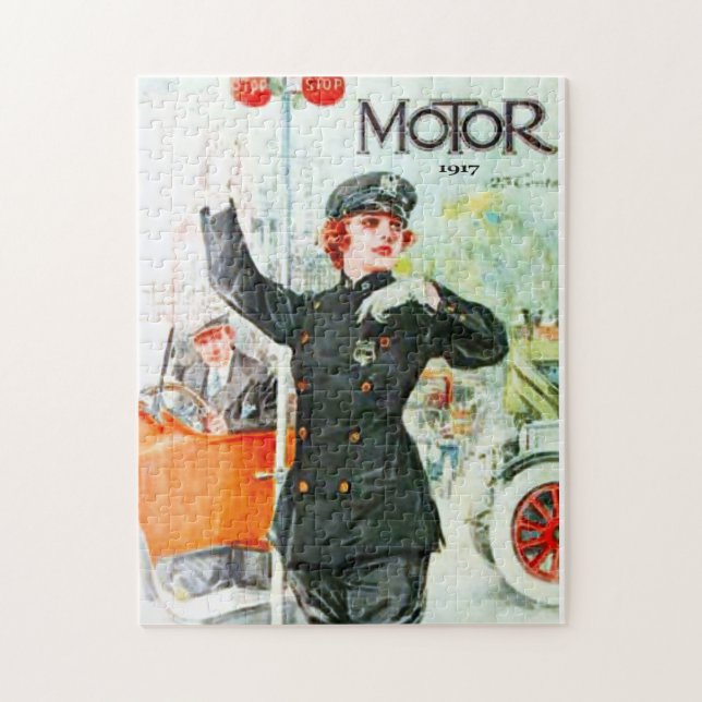 Quebra-cabeça "Revista Motor de 1917" (Vertical)