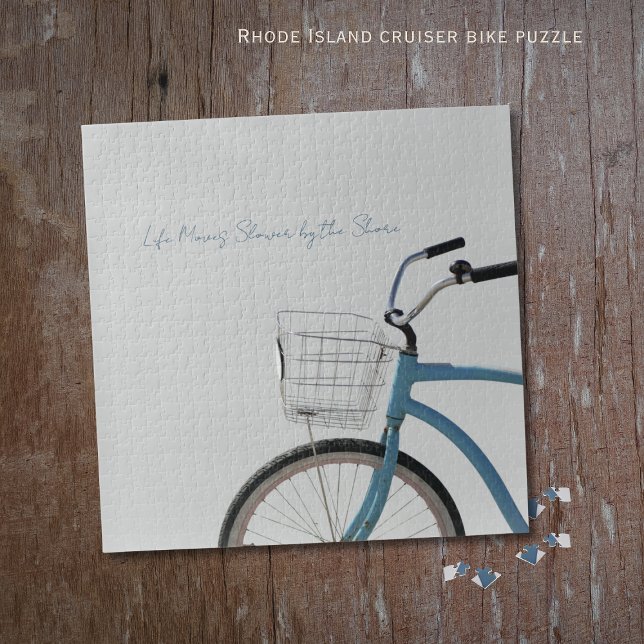 Quebra-cabeça Rhode Island Coastal Cruiser Bike Puzzle (A ton of fun with friends and family, especially on a rainy day!)