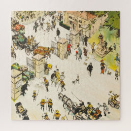 Quebra-cabeça Richmond Park London Reino Unido, visitantes no po