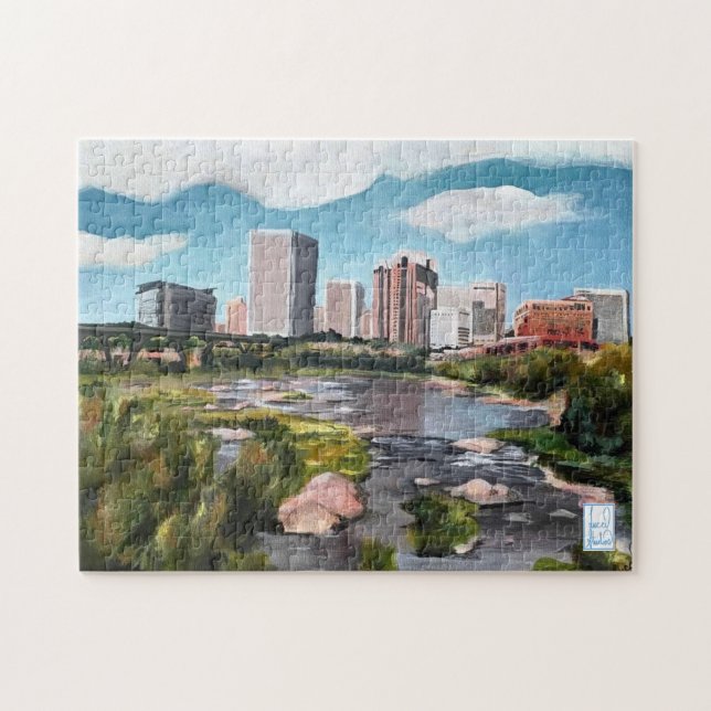 Quebra-cabeça Richmond Virginia James River (Horizontal)