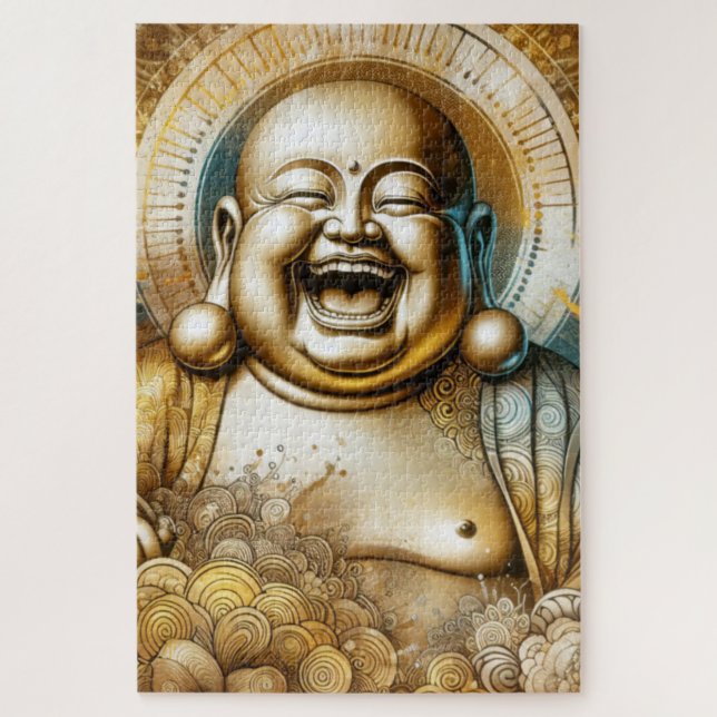 Quebra-cabeça Rindo de Buda (Vertical)