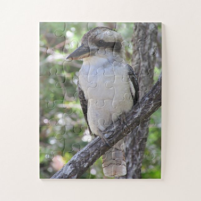 Quebra-cabeça rindo de kookaburra (Vertical)