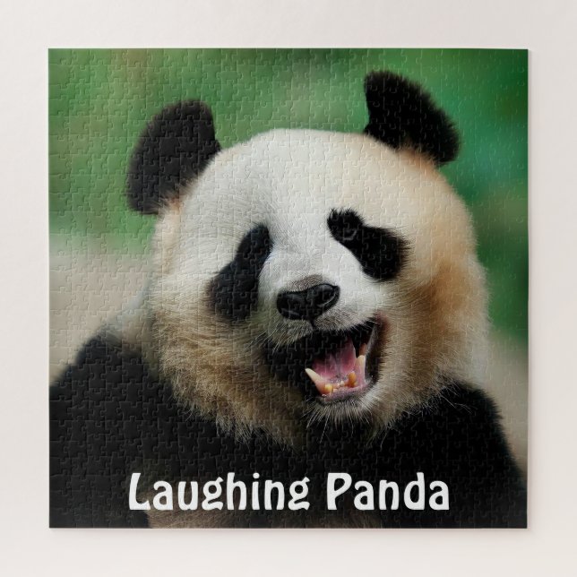 Quebra-cabeça Rindo de Panda (Vertical)