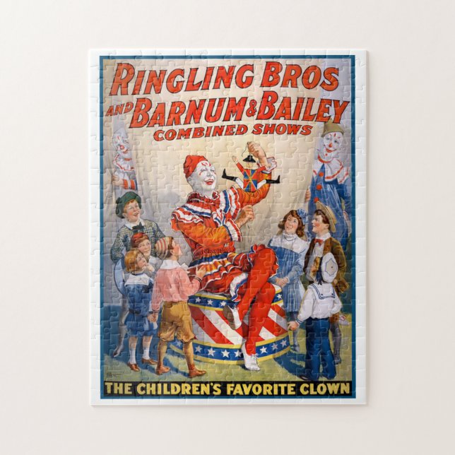 Quebra-cabeça Ringling Bros e Barnum & Bailey Circus Poster (Vertical)