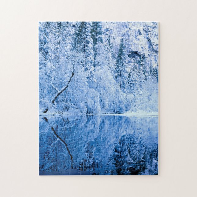 Quebra-cabeça Rio Merced | Parque Nacional de Yosemite, CA (Vertical)
