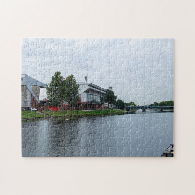 Quebra-cabeça Rio Trent e Estádio do Nottingham Forest (Horizontal)