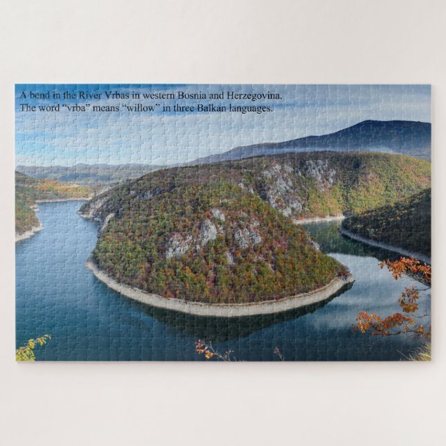 Quebra-cabeça Rio Vrbas na Bósnia Grande (Horizontal)