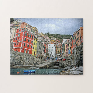 Quebra-cabeça Riomaggiore, Italia - Cinque Terre - 11x14 - PC