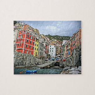 Quebra-cabeça Riomaggiore, Itália - Cinque Terre - 8x10 - 110 pc
