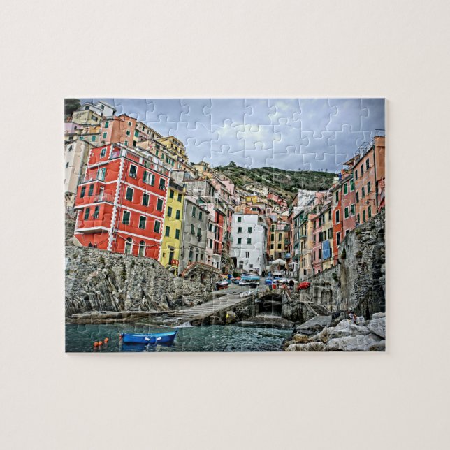 Quebra-cabeça Riomaggiore, Itália - Cinque Terre - 8x10 - 110 pc (Horizontal)