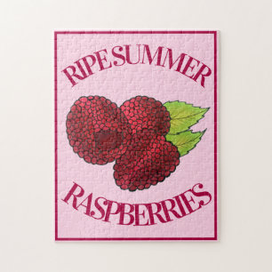 Quebra-cabeça Ripes, frescos, de Verão, framboesas-framboesas Fr