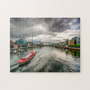 Quebra-cabeça River Liffey Dublin.