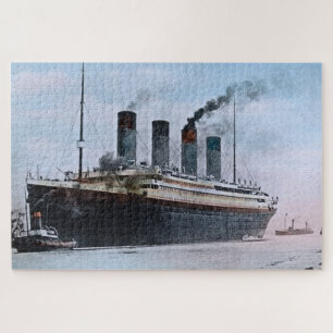 Quebra-cabeça RMS Titanic Belfast Ireland Vintage