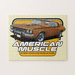 Quebra-cabeça Roadrunner americano do músculo