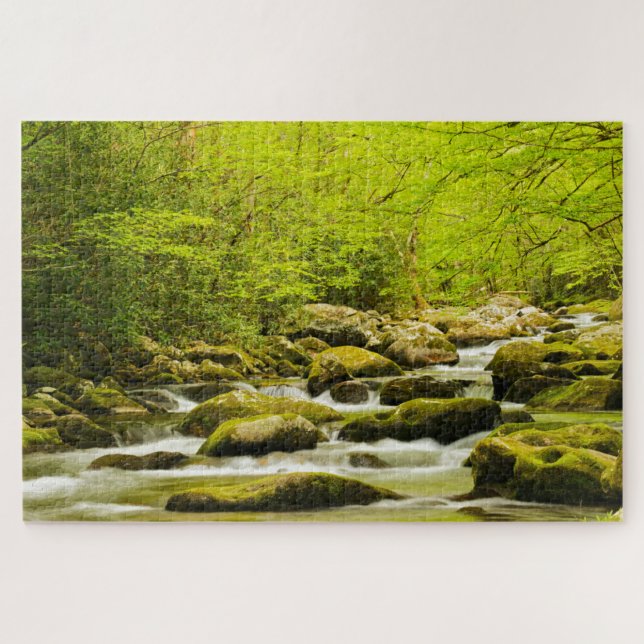 Quebra-cabeça Roaring Fork na Primavera (Horizontal)