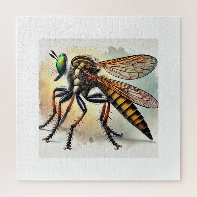 Quebra-cabeça Robber Fly 131024IREF221 - Watercolor (Vertical)