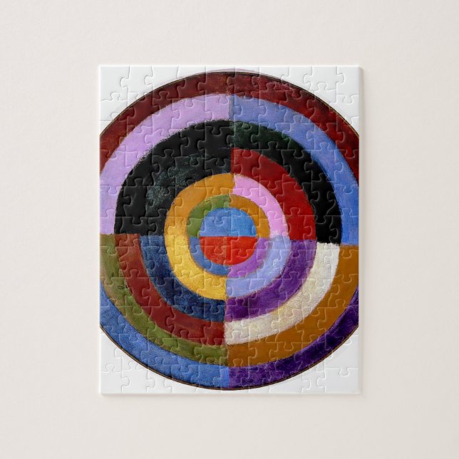 Quebra-cabeça Robert Delaunay - Pintura de Abstrato (Vertical)