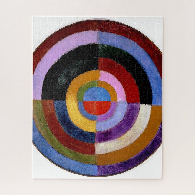 Quebra-cabeça Robert Delaunay - Pintura de Abstrato (Vertical)