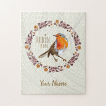 Robin Botanic Vintage Flores para amante de pássar