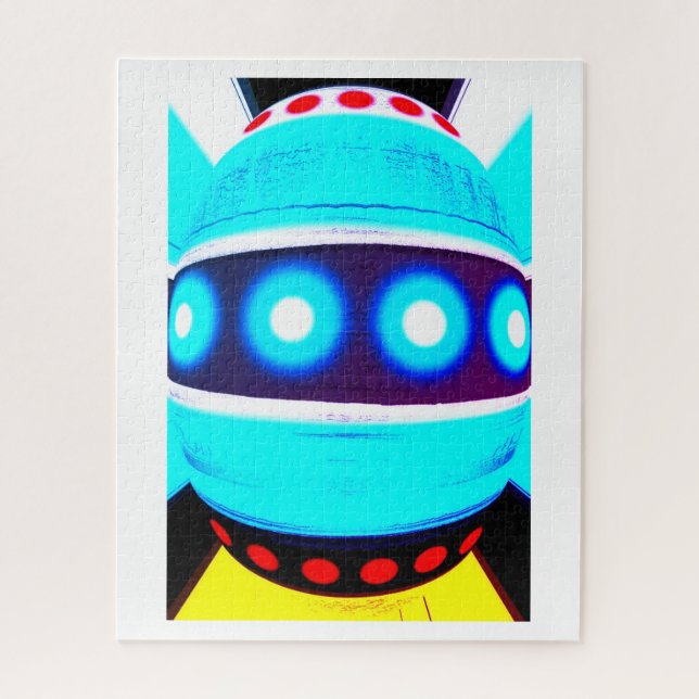Quebra-cabeça robô alienígena (Vertical)