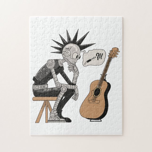 Quebra-cabeça Robô de Música Confuso (Vertical)