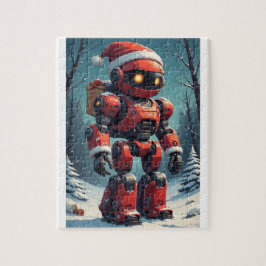 Quebra-cabeça Robô de Natal