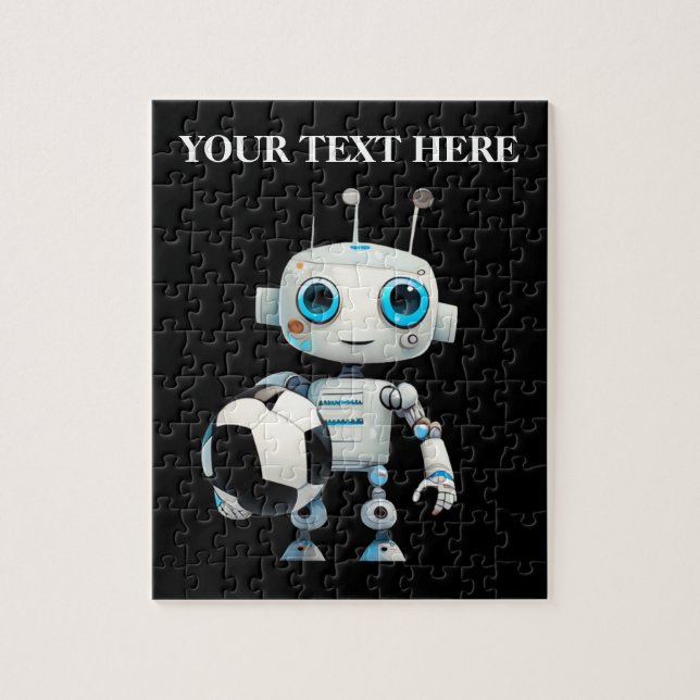 Quebra-cabeça Robô Personalizado Jogo de Esporte Jigserra Quebra (Vertical)