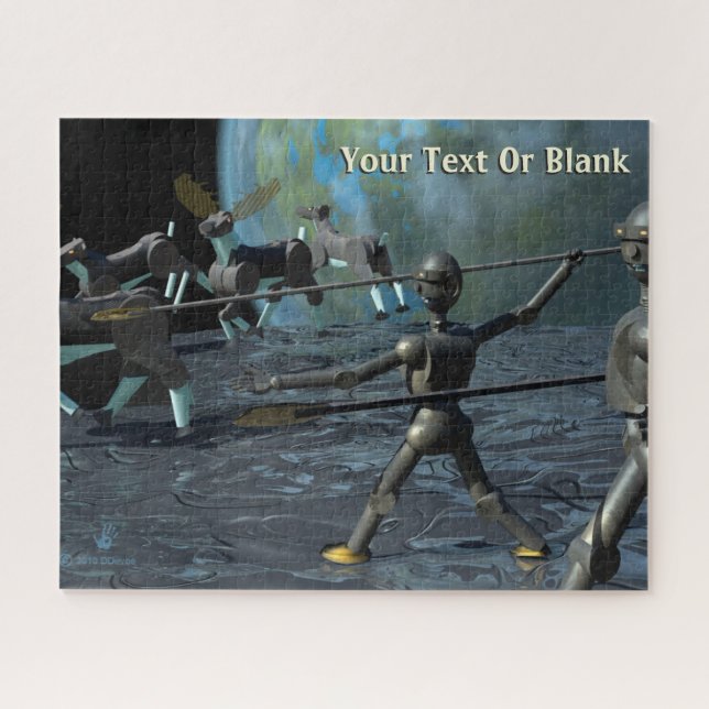 Quebra-cabeça Robôs da Idade do Bronze (Horizontal)