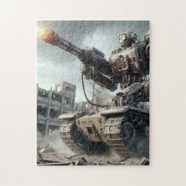 Quebra-cabeça Robot Tank (Vertical)