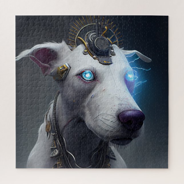 Quebra-cabeça Robótico cão (Vertical)