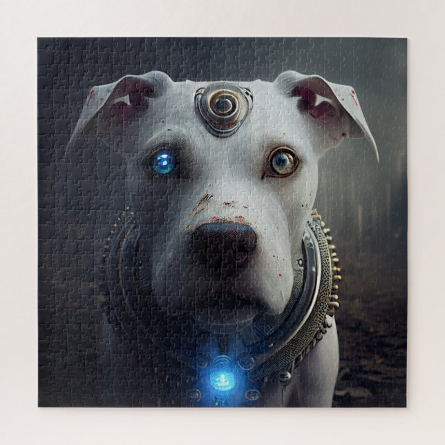 Quebra-cabeça Robótico cão (Vertical)