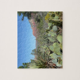 Quebra-cabeça Rochas Vermelhas e Cactos I