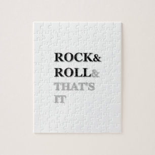 Quebra-cabeça Rock and Roll E é isso