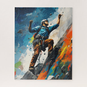 Quebra-cabeça Rock Sport Escalar Wall Climtic Paint Poster