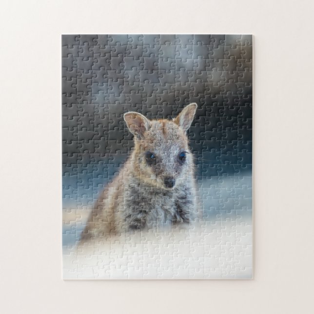 Quebra-cabeça Rock Wallaby Joey Portrait – Australian Wildlife  (Vertical)