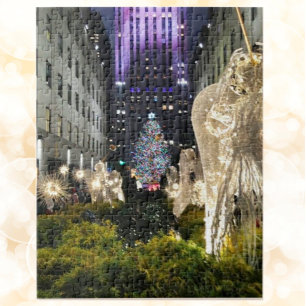 Quebra-cabeça Rockefeller Plaza Christmas NYC