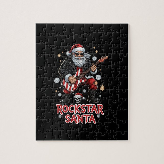 Quebra-cabeça Rockstar Santa Puzzle (Vertical)