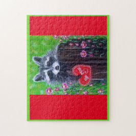 Quebra-cabeça Rocky the Raccoon Paper Namorados