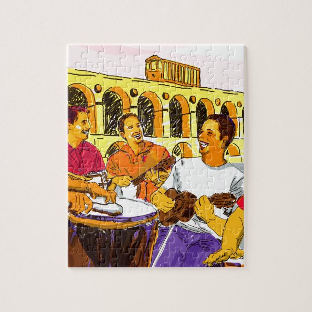 Quebra-cabeça Roda de Samba - Rio de Janeiro - Brasil (Vertical)