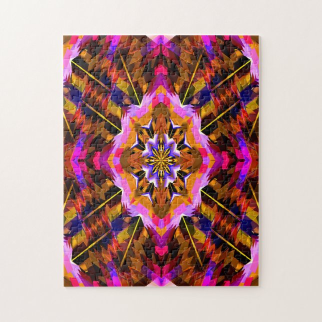 Quebra-cabeça Roda de uma flor.... (Vertical)