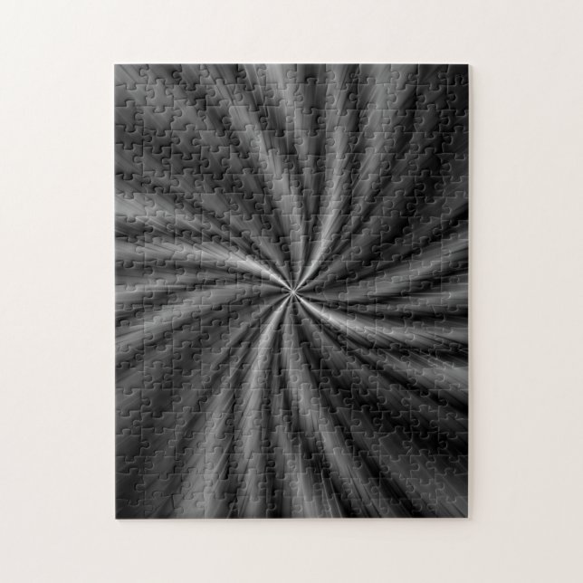 Quebra-cabeça Roda em preto e branco (Vertical)