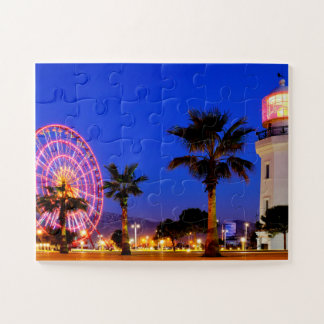 Quebra-cabeça Roda-gigante e farol