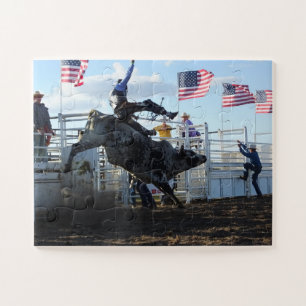 Quebra-cabeça Rodeo Bull Rider