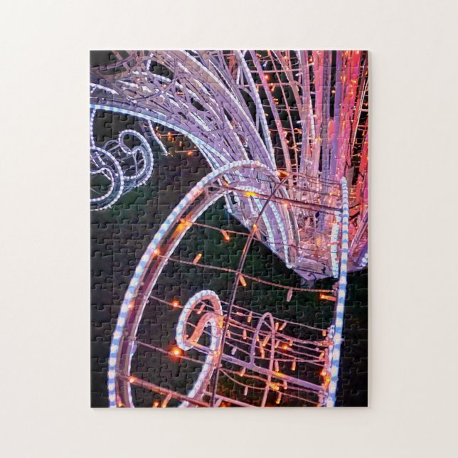 Quebra-cabeça Rodovalho rosa (Vertical)