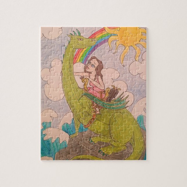 Quebra-cabeça Rolar com Dragões (Vertical)