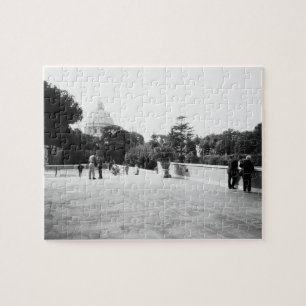 Quebra-cabeça Roma Itália, Os Jardins do Vaticano