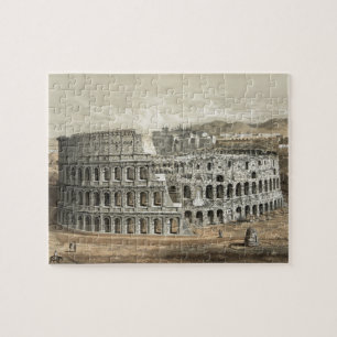 Quebra-cabeça Roman Coliseum Vintage Art