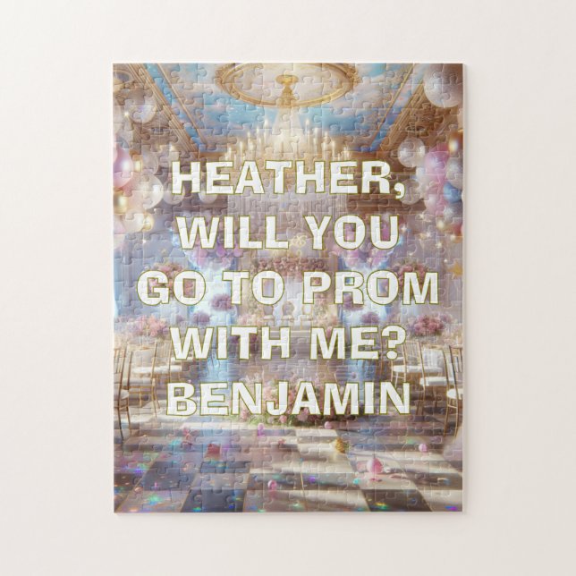Quebra-cabeça Romantic Promposal | Go to Prom with Me (Vertical)